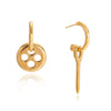 Wholesale Electroplated Geometric Ushaped Stainless Steel Earrings For Women
