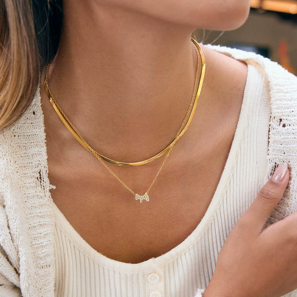 Wholesale Electroplated 18K Gold Stainless Steel Puppy Necklace For Women Fashion Jewelry