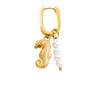 Wholesale Electroplated 18K Real Gold Stainless Steel Women's Fashion Earrings