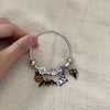 Wholesale Electroplated Metal Cartoon Characters Beaded Bracelet For Women