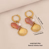 Wholesale Electroplated Stainless Steel Animal And Zodiac Patterned Earrings For Women