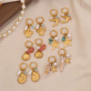 Wholesale Electroplated Stainless Steel Animal And Zodiac Patterned Earrings For Women