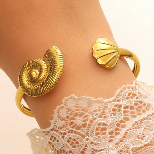Wholesale Electroplated Stainless Steel Asymmetrical Geometric Bracelet Jewelry Accessories