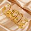Wholesale Electroplated Stainless Steel Asymmetrical Geometric Bracelet Jewelry Accessories