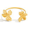 Wholesale Electroplated Stainless Steel Flower Bracelet For Women