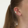 Wholesale Electroplated Stainless Steel Geometric Drop Shape Ear Clips For Women Luxury Jewelry Minimalist Elegant Design