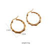 Wholesale Electroplated Stainless Steel Geometric Square Heart U Shape Love Earrings For Women