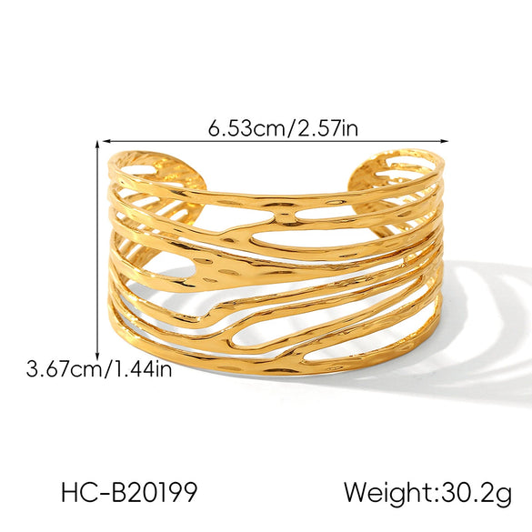 Wholesale Electroplated Stainless Steel Ins Style Bracelet Jewelry Accessories