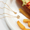 Wholesale Electroplated Stainless Steel Necklace For Women With Ins Style Design