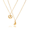 Wholesale Electroplated Stainless Steel Necklace For Women With Ins Style Design