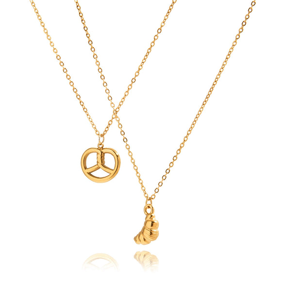 Wholesale Electroplated Stainless Steel Necklace For Women With Ins Style Design