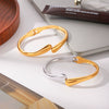 Wholesale Electroplated Stainless Steel Teardropshaped Bracelet Accessories