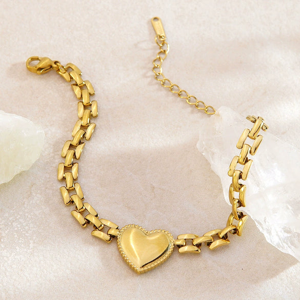 Wholesale Electroplated Stainless Steel Women's Bracelet With Constellation Doll Heart Shape Flowers Wave Star Shape Animal Zodiac Letters Numbers Text Designs