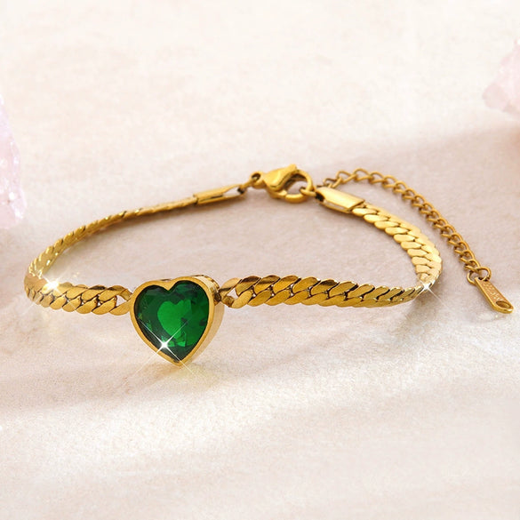 Wholesale Electroplated Stainless Steel Women's Bracelet With Constellation Doll Heart Shape Flowers Wave Star Shape Animal Zodiac Letters Numbers Text Designs