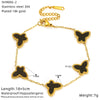 Wholesale Electroplated Titanium Steel Animal Zodiac Bow Butterfly Bracelet For Women And Unisex In Ins Style