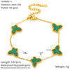 Wholesale Electroplated Titanium Steel Animal Zodiac Bow Butterfly Bracelet For Women And Unisex In Ins Style