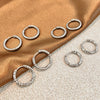 Wholesale Electroplated Titanium Steel Stainless Steel Personality Earrings