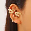 Wholesale Electroplated Zinc Alloy Dragonfly Earrings For Women