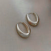 Wholesale Elegant All Match Simple Cold Style Unisex Earrings Stainless Steel Electroplated