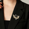 Wholesale Elegant Animalshaped Zinc Alloy Electroplated Women's Fashion Brooch Antirunning Pin Buckle Fixed Clothes Accessories