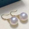 Wholesale Elegant Artificial Pearl Earrings Copper Geometric Style For Women