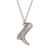 Wholesale Elegant Creative Pendant Necklace For Women Stainless Steel 18K Gold Plated Western Cowboy Boots Pendant With Geometric Pattern And Electroplating Treatment