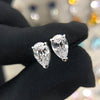 Wholesale Elegant Drop Shaped Simple Light Luxury Copper Earrings For Women