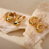 Wholesale Elegant Geometric Copper Electroplated Women's Earrings