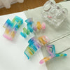 Wholesale Elegant Geometric Handmade Plastic And Resin Shark Clip For Women