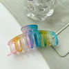 Wholesale Elegant Geometric Handmade Plastic And Resin Shark Clip For Women