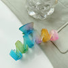 Wholesale Elegant Geometric Handmade Plastic And Resin Shark Clip For Women