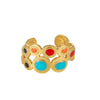 Wholesale Elegant Geometric Stainless Steel Goldplated Women's Ring
