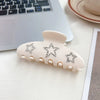 Wholesale Elegant Handmade Acetic Acid Hair Accessories Moon Shape Hairpin Grab Clip For Women