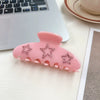 Wholesale Elegant Handmade Acetic Acid Hair Accessories Moon Shape Hairpin Grab Clip For Women