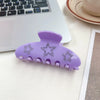 Wholesale Elegant Handmade Acetic Acid Hair Accessories Moon Shape Hairpin Grab Clip For Women