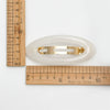 Wholesale Elegant Handmade Acrylic Oval Spring Hair Clip For Women