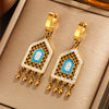 Wholesale Elegant Imitation Pearl Stud And Ear Clip Earrings For Women With Flower And Constellation Patterns Electroplated