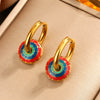 Wholesale Elegant Imitation Pearl Stud And Ear Clip Earrings For Women With Flower And Constellation Patterns Electroplated