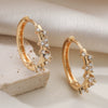Wholesale Elegant 18K Gold Plated Copper Geometric Earrings For Women