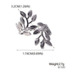Wholesale Elegant Light Luxury Stainless Steel Ring With Branch Leaf Pattern 18K Gold Plated For Women