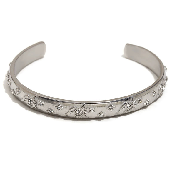 Wholesale Elegant Niche Allmatch Ring Bracelet And Tarot Earrings For Women Stainless Steel 18K Gold Plated Geometric Electroplated