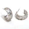 Wholesale Elegant Niche Allmatch Ring Bracelet And Tarot Earrings For Women Stainless Steel 18K Gold Plated Geometric Electroplated
