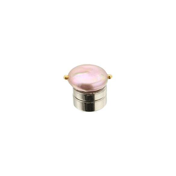Wholesale Elegant Pearl Rhombus Chest Pin Buckle For Women With Strong Magnetic And Electroplating Treatment