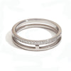 Wholesale Elegant Retro Niche Fashion Stainless Steel 18K Gold Plated Geometric Irregular Bracelet And Ring