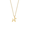 Wholesale Elegant Simple Balloon Puppy Pendant Necklace Stainless Steel 18K Gold Plated With 3D Animal Design