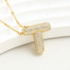 Wholesale Elegant Vacation Simple Style Letter Copper Plating 18K Gold Plated Gold Plated Zircon