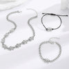 Wholesale Elephant Zinc Alloy Electroplated Necklace And Bracelet Set Women's Jewelry Accessories