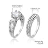Wholesale Engagement Ring Zinc Alloy Inlaid Zircon Geometric Simple Style For Women