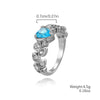 Wholesale Engagement Ring Zinc Alloy Inlaid Zircon Geometric Simple Style For Women