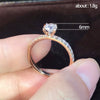 Wholesale Engagement Wedding Ring Stainless Steel Geometric Copper Platinum Plated